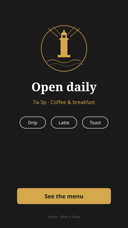Instagram story template - Harbor & Co